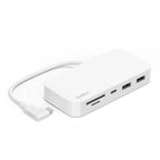 Belkin Connect USB-C 6-in-1 Multiport Hub with Mount | Fast SD & USB Ports Belkin