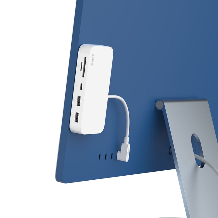 Belkin Connect USB-C 6-in-1 Multiport Hub with Mount | Fast SD & USB Ports Belkin