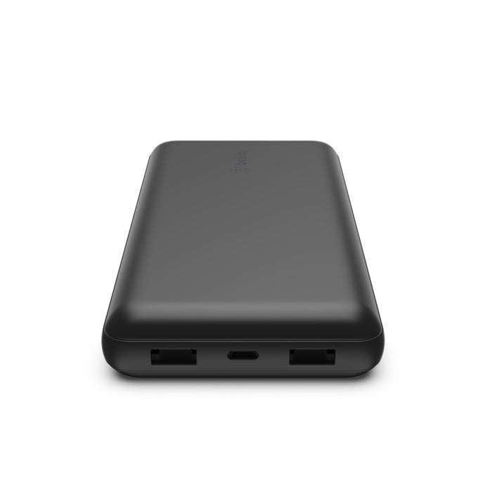 Belkin BoostCharge 20k mAh Triple-Port Power Bank with USB-C Cable - Black Belkin