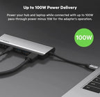 Belkin USB-C 7-in-1 Multiport Hub Adapter - 4K HDMI, 100W PD (Space Grey) Belkin