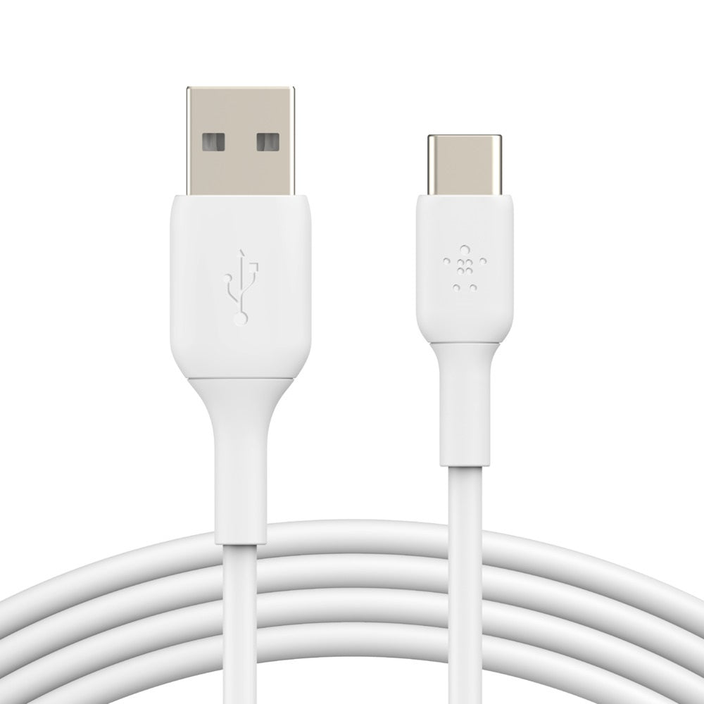 Belkin BoostCharge USB-C to USB-A Cable 1M White - Durable & Fast Charge Belkin