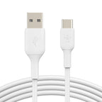 Belkin BoostCharge USB-C to USB-A Cable 1M White - Durable & Fast Charge Belkin