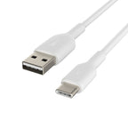 Belkin BoostCharge USB-C to USB-A Cable 1M White - Durable & Fast Charge Belkin