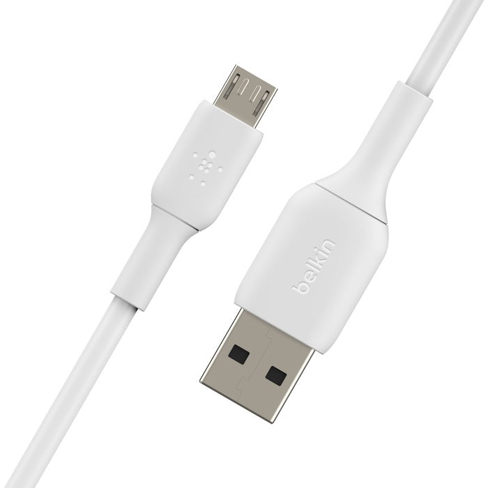 Belkin BoostCharge Micro-USB to USB-A Cable 1M White - Durable Belkin