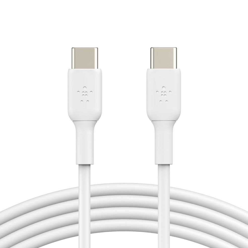 Belkin BoostCharge 2M USB-C to USB-C Cable - 60W Fast Charge - White Belkin