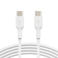 Belkin BoostCharge 2M USB-C to USB-C Cable - 60W Fast Charge - White Belkin