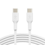 Belkin BoostCharge 2M USB-C to USB-C Cable - 60W Fast Charge - White Belkin
