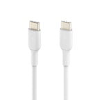 Belkin BoostCharge 2M USB-C to USB-C Cable - 60W Fast Charge - White Belkin