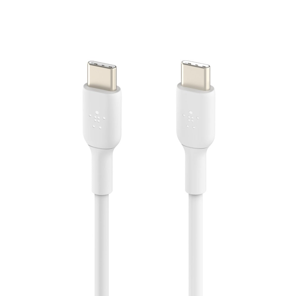 Belkin BoostCharge 2M USB-C to USB-C Cable - 60W Fast Charge - White Belkin