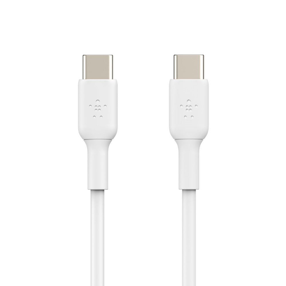 Belkin BoostCharge 2M USB-C to USB-C Cable - 60W Fast Charge - White Belkin