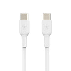Belkin BoostCharge 2M USB-C to USB-C Cable - 60W Fast Charge - White Belkin