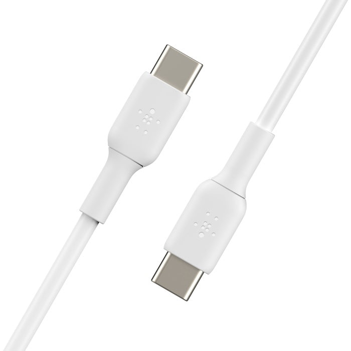 Belkin BoostCharge 2M USB-C to USB-C Cable - 60W Fast Charge - White Belkin