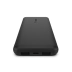Belkin BoostCharge 10K mAh Portable Power Bank with USB-C & USB-A - Black Belkin