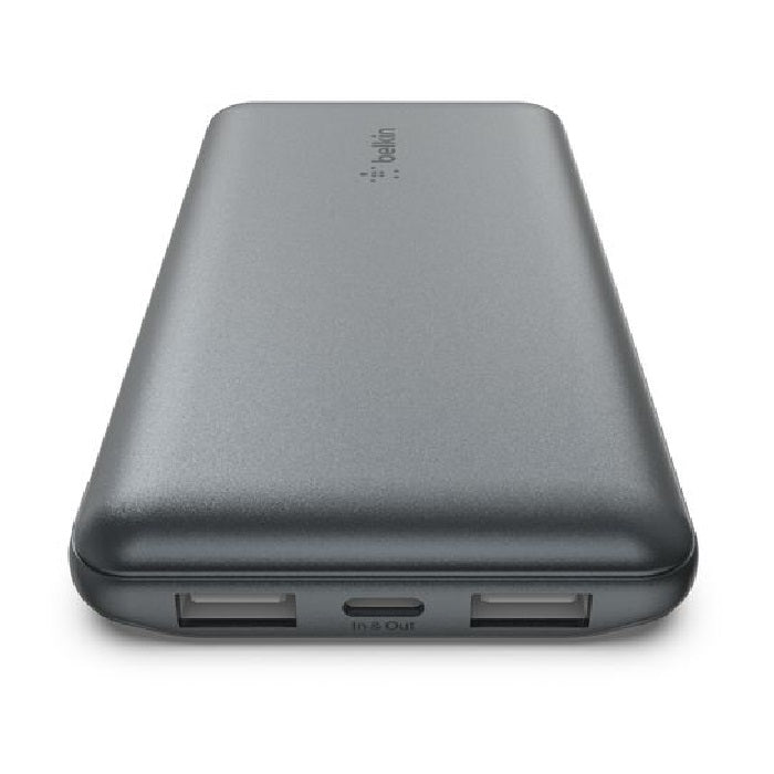 Belkin BoostCharge 10K mAh Power Bank - Triple-Port USB-C/A - Space Grey Belkin