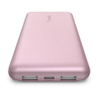 Belkin BoostCharge 10K mAh Pink Portable Charger - Triple Port, USB-C Ready Belkin