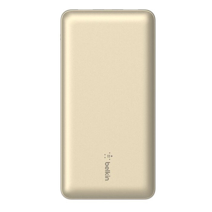 Belkin BoostCharge 20000mAh Triple-Port Power Bank with USB-C - Gold Belkin