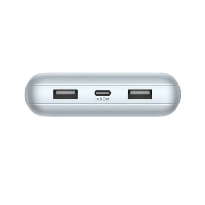 Belkin BoostCharge 20000mAh Triple-Port Power Bank with Cable - Pearl Blue Belkin