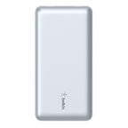Belkin BoostCharge 20000mAh Triple-Port Power Bank with Cable - Pearl Blue Belkin