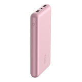 Belkin BoostCharge 20K Pink Power Bank - Triple Port USB-C Portable Charger