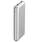 Belkin BoostCharge 20K mAh Triple-Port Power Bank with USB-C/A - Silver Belkin