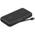 Belkin BoostCharge 20K Power Bank with Integrated USB-C Cable - Black Belkin