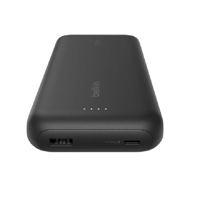 Belkin BoostCharge 20K Power Bank with Integrated USB-C Cable - Black Belkin