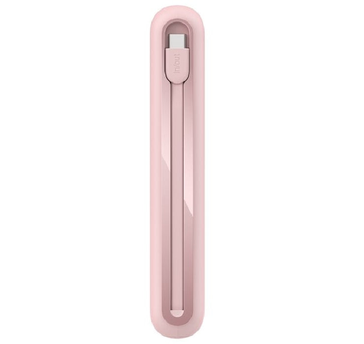 Belkin BoostCharge 20K mAh Pink Power Bank | Built-in USB-C Cable, 30W Fast Charge Belkin