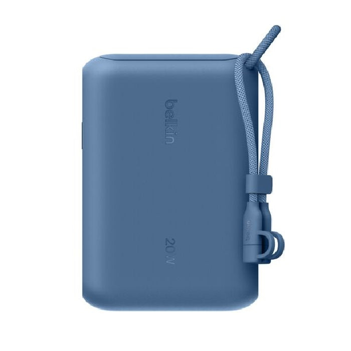 Belkin BoostCharge 10K mAh Power Bank with Display & USB-C Cable (Blue) Belkin