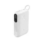 Belkin BoostCharge 10K mAh Power Bank | Display, USB-C, 20W - White Belkin
