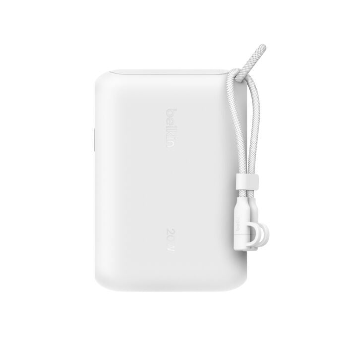 Belkin BoostCharge 10K mAh Power Bank | Display, USB-C, 20W - White Belkin