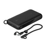 Belkin BoostCharge 20K mAh Portable Power Bank with Display - Black