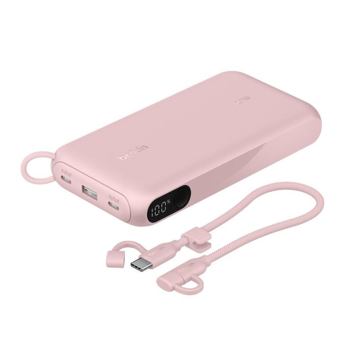 Belkin BoostCharge 20K mAh Power Bank Pink - Fast Charge USB-C Belkin
