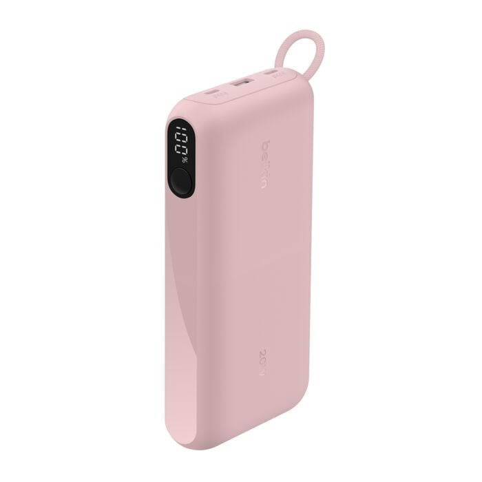 Belkin BoostCharge 20K mAh Power Bank Pink - Fast Charge USB-C Belkin