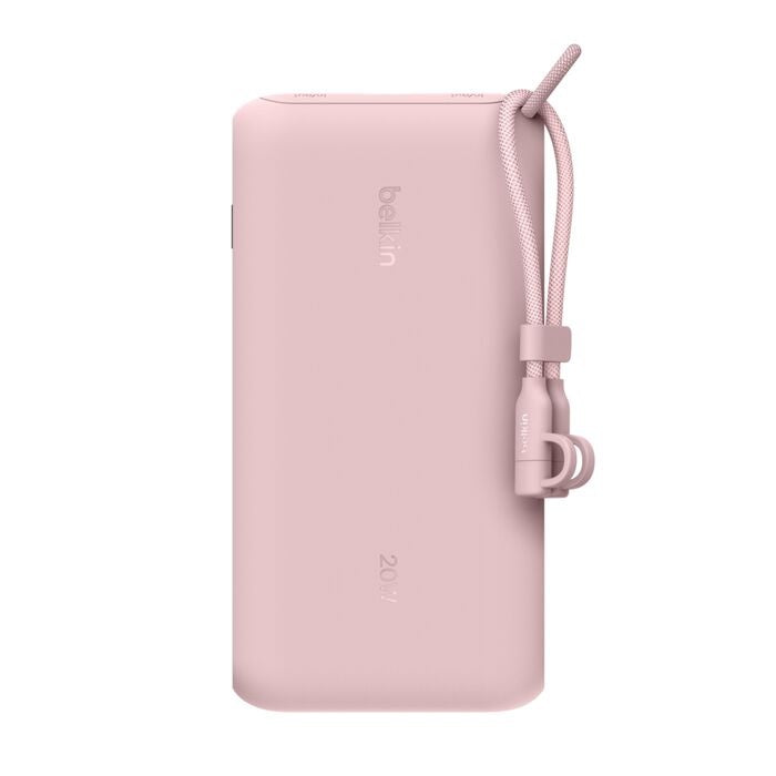Belkin BoostCharge 20K mAh Power Bank Pink - Fast Charge USB-C Belkin