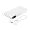 Belkin BoostCharge 20K mAh Power Bank with Display & USB-C Cable - White Belkin
