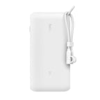 Belkin BoostCharge 20K mAh Power Bank with Display & USB-C Cable - White Belkin