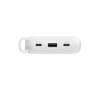 Belkin BoostCharge 20K mAh Power Bank with Display & USB-C Cable - White Belkin