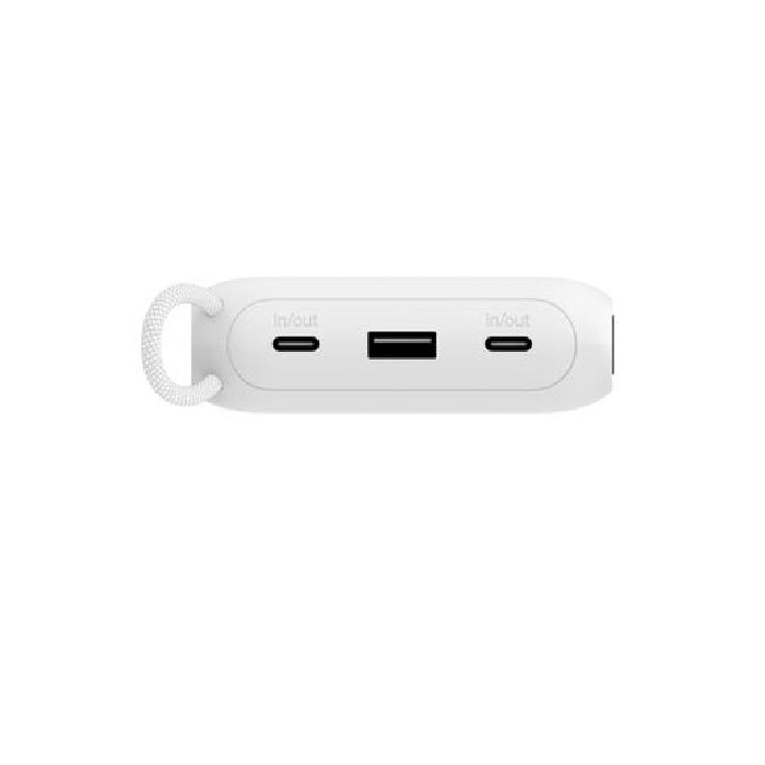 Belkin BoostCharge 20K mAh Power Bank with Display & USB-C Cable - White Belkin