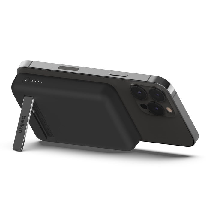 Belkin BoostCharge 5K Magnetic Wireless Power Bank with Stand - Black Belkin