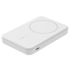 Belkin BoostCharge Pro 5k mAh Magnetic Qi2 Power Bank - White Belkin