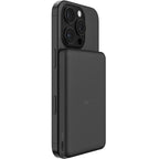 Belkin BoostCharge Slim Magnetic 5K Power Bank - Qi2 USB-C - Black 