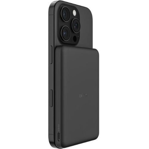 Belkin BoostCharge Slim Magnetic 5K Power Bank - Qi2 USB-C - Black 