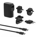 Belkin BoostCharge Hybrid 25W Charger, 5K Power Bank & Travel Kit - Black Belkin