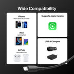 Belkin BoostCharge Pro Braided Lightning to USB-A Cable 2M, Black Belkin