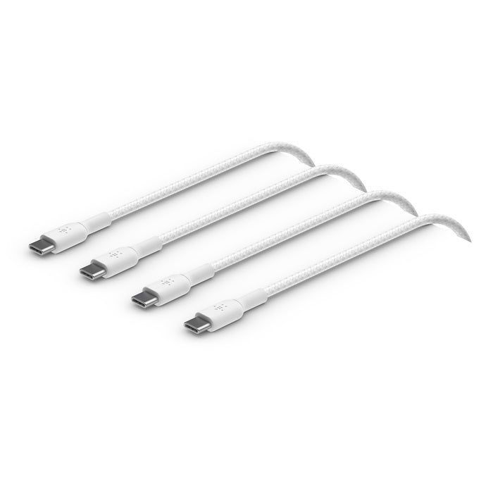 Belkin BoostCharge Braided USB-C to USB-C Cable 1M (2-Pack) - 60W Fast Charge Belkin