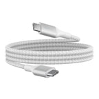 Belkin BoostCharge Braided USB-C to USB-C Fast Charge Cable 2M - White Belkin