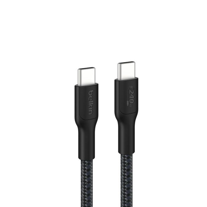 Belkin BoostCharge Pro 3M USB-C to USB-C Cable - 240W Fast Charge & Durable Belkin