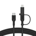 Belkin BoostCharge Pro 2-in-1 USB-C & Lightning Fast Charge Cable 1.5M Belkin