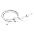 Belkin 2-in-1 Fast Charge Cable: USB-C to USB-C/Lightning - 1.5M White Belkin