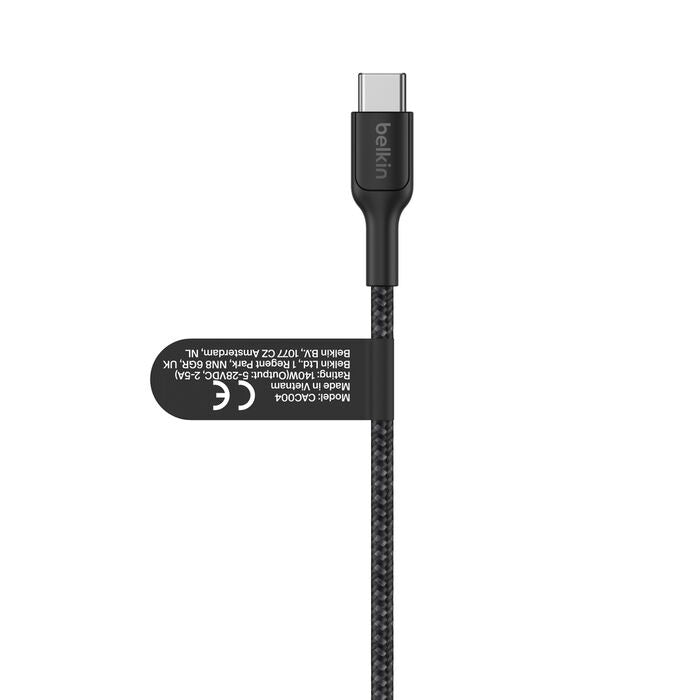 Belkin BoostCharge Pro Braided USB-C Cable 140W 1.5M - Black Belkin